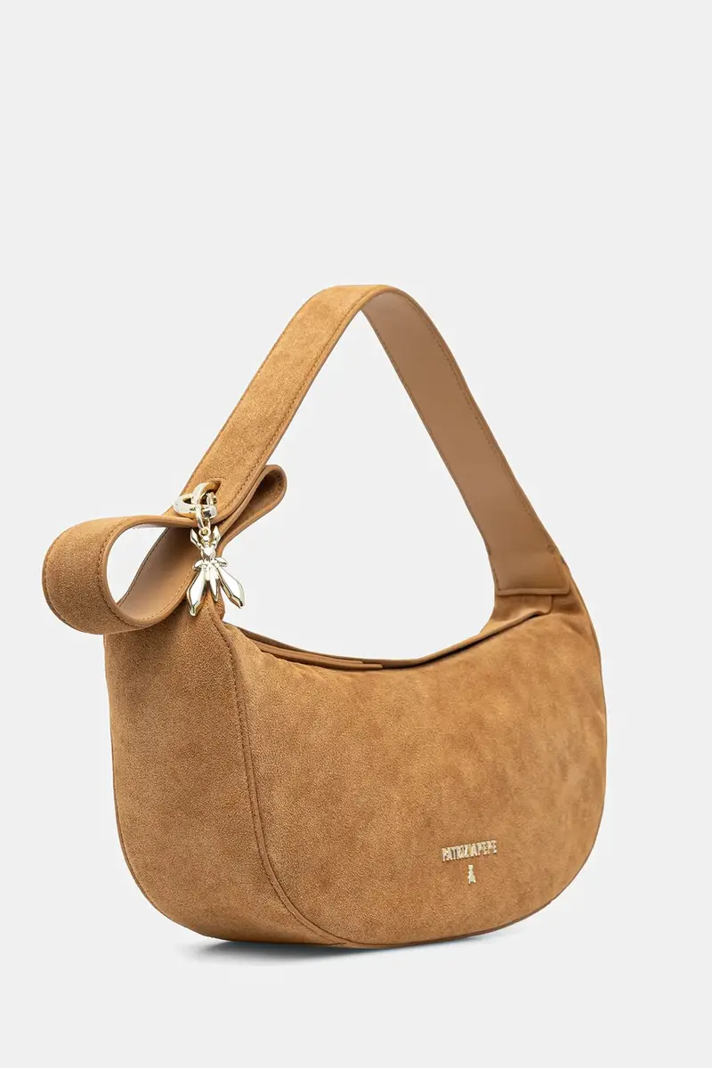 borsa in pelle scamosciata colore verde 8B0274 L152 miniatura 2