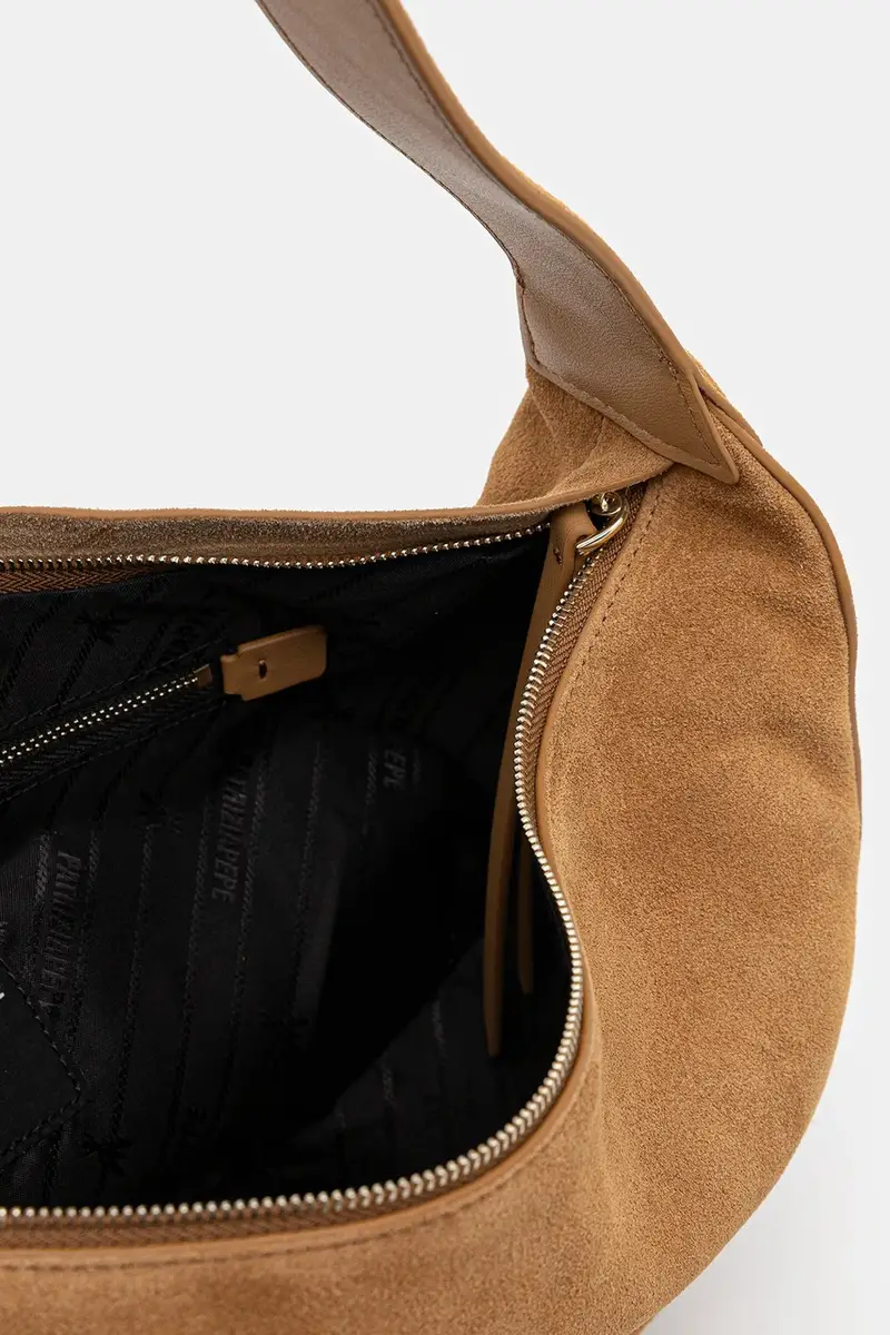 borsa in pelle scamosciata colore verde 8B0274 L152 miniatura 5