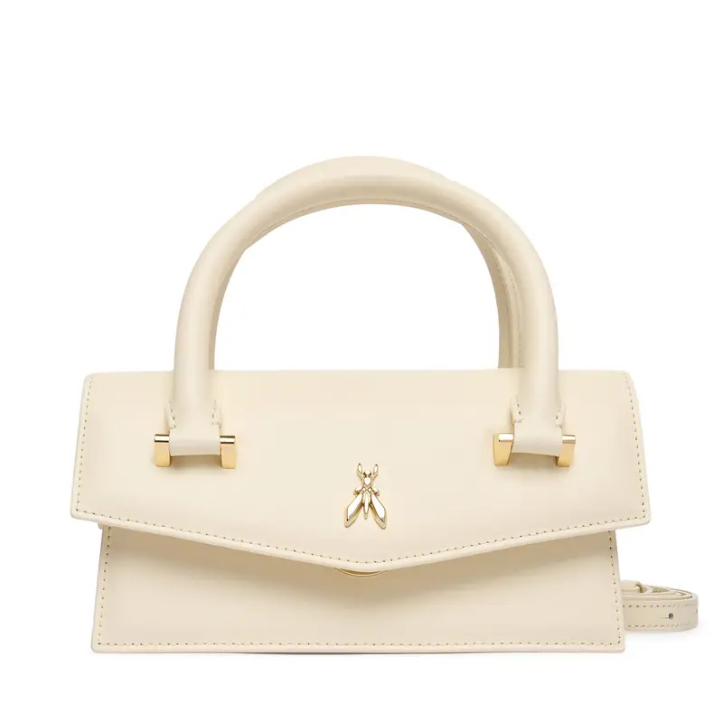 Borsetta Patrizia Pepe 8B0111/L061-W405 Écru Écru