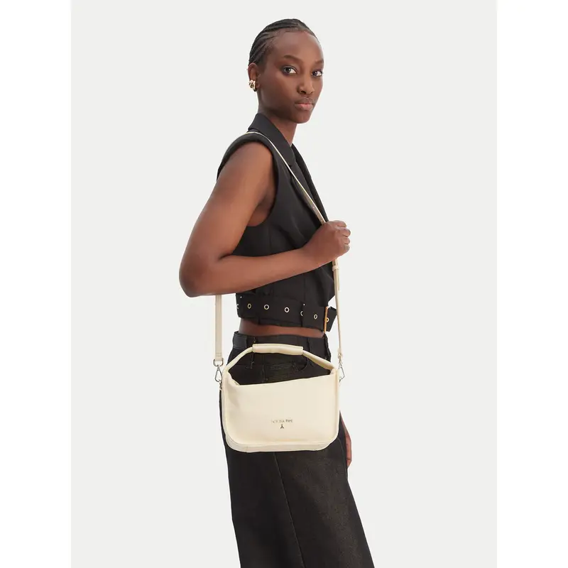 Borsetta Patrizia Pepe 8B0316/L177-W405 Écru Écru