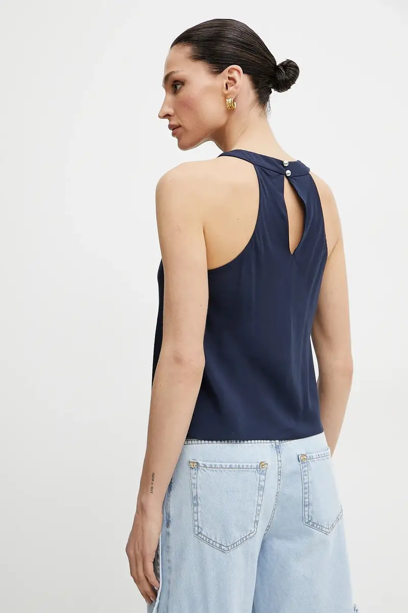 camicetta donna colore blu navy 2C1609 A057 miniatura 3