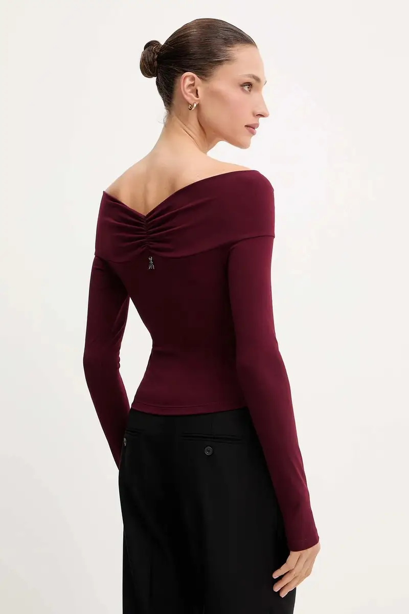 camicetta donna colore granata 2M4477 J333 miniatura 3