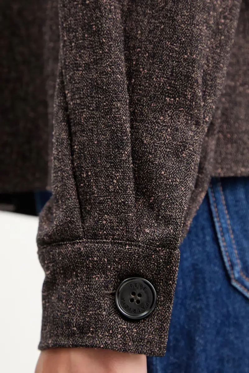 camicetta donna colore marrone 2C1657 A646 miniatura 5