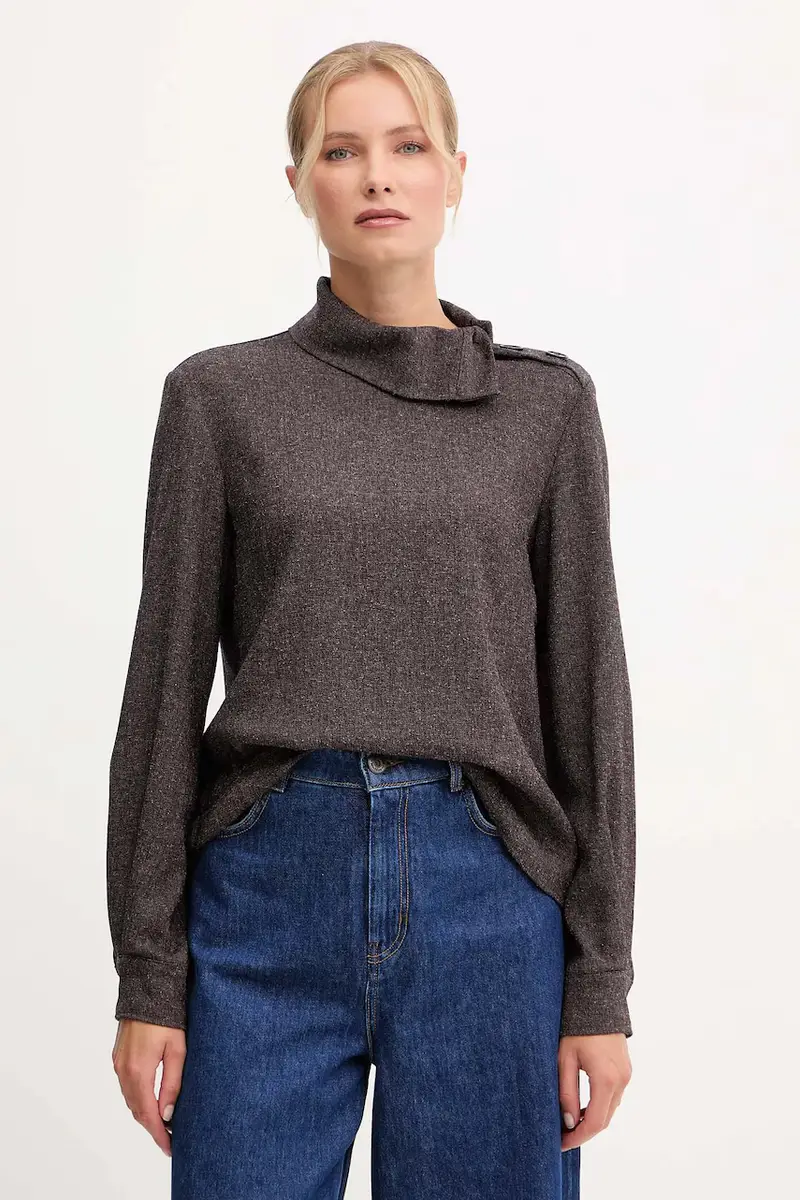 camicetta donna colore marrone 2C1657 A646