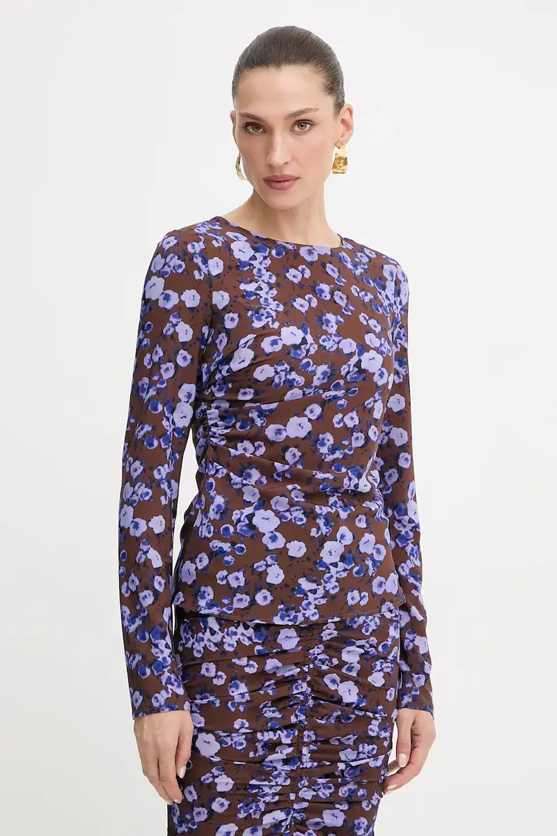 camicetta donna colore marrone 8M1742 A636