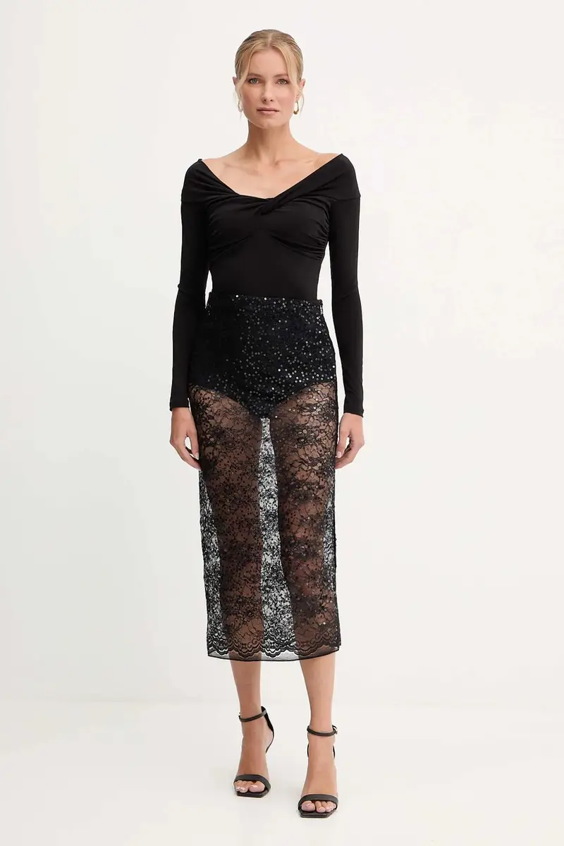 camicetta donna colore nero 2M4477 J333 miniatura 2