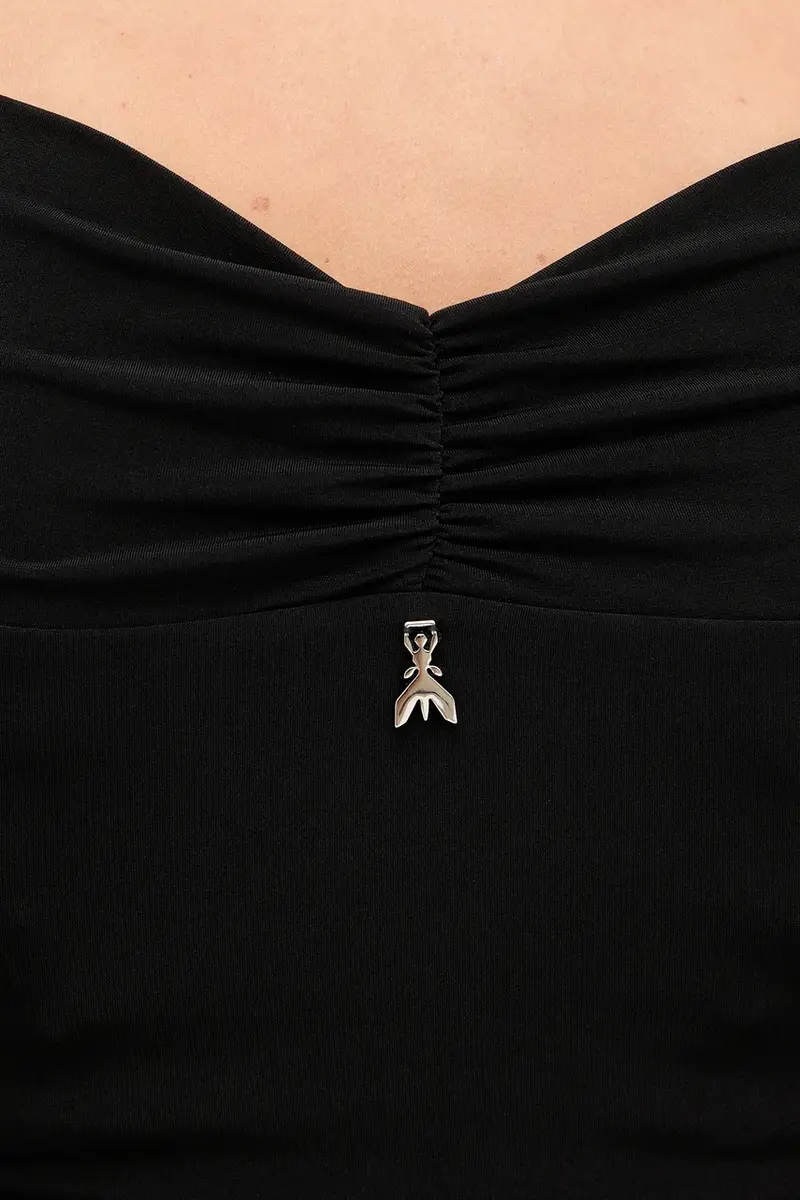 camicetta donna colore nero 2M4477 J333 miniatura 5