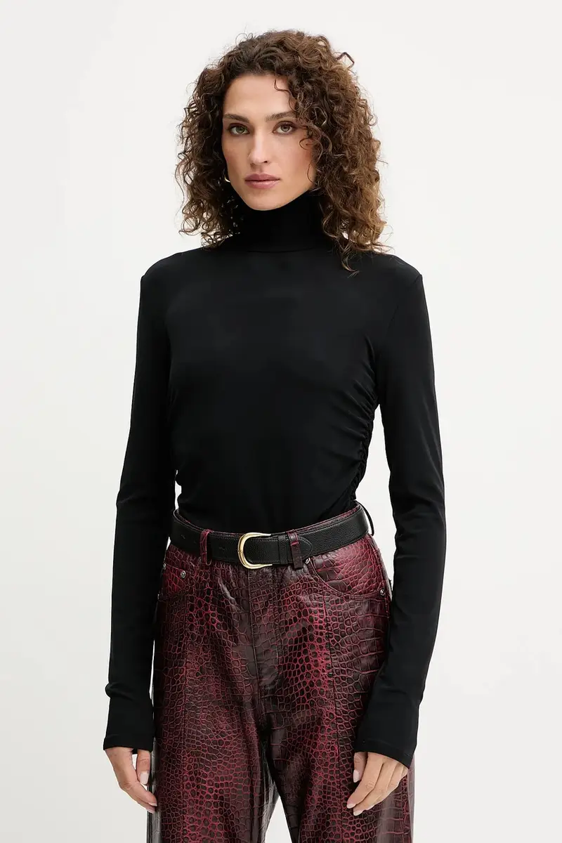 camicetta donna colore nero 8M1713 J312 miniatura 3