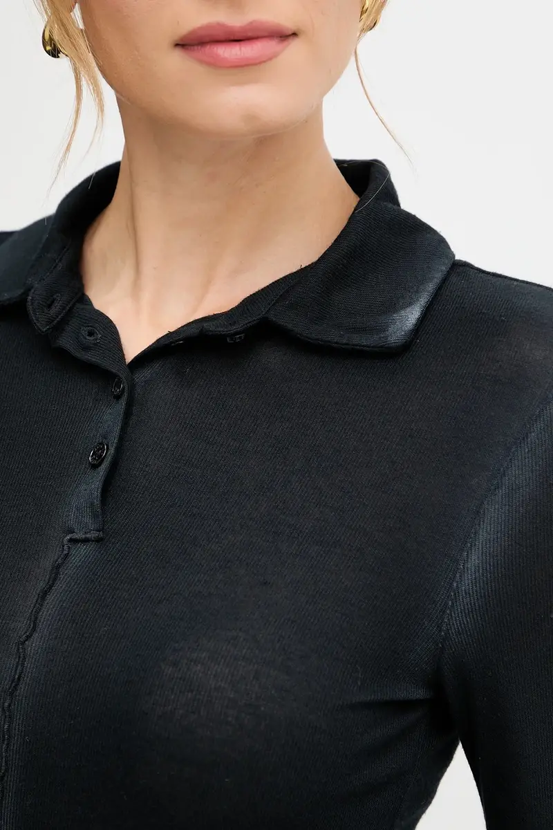 camicetta donna colore nero 8M1723 J327 miniatura 5