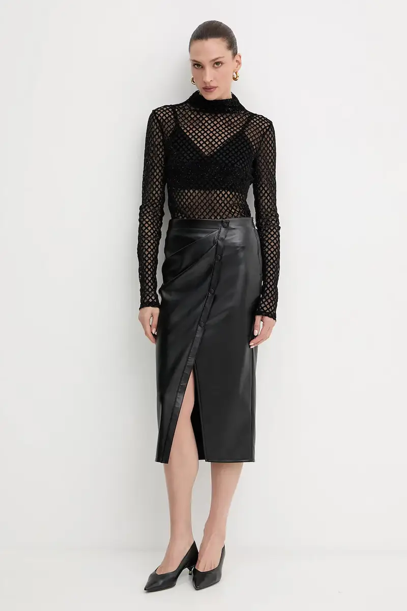 camicetta donna colore nero 8M1744 A638 miniatura 2