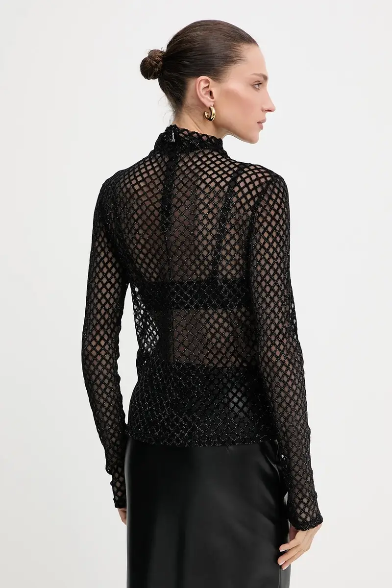 camicetta donna colore nero 8M1744 A638 miniatura 3