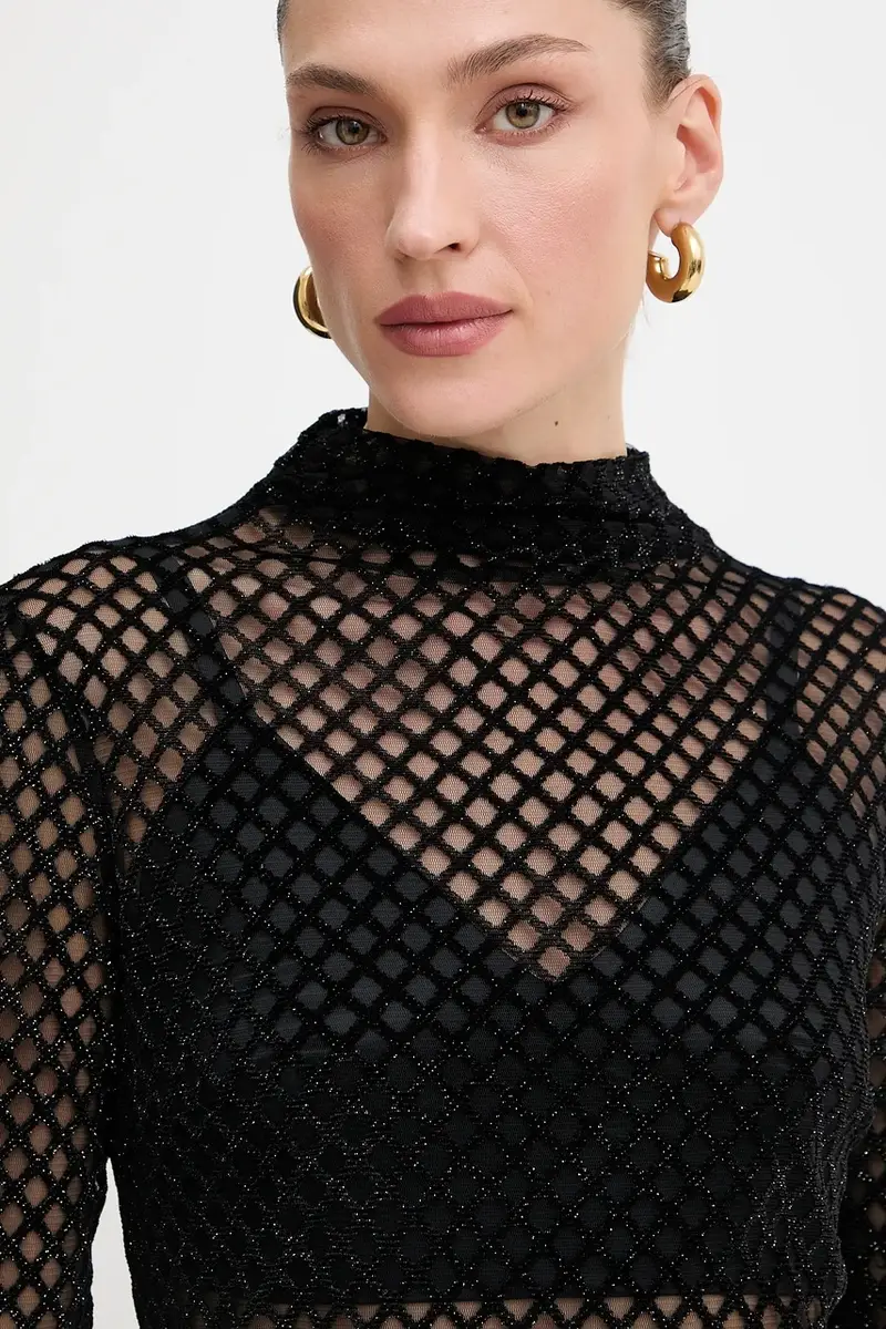 camicetta donna colore nero 8M1744 A638 miniatura 4