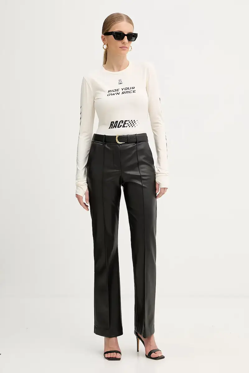 camicia a maniche lunghe colore beige 2M4517 J357 miniatura 2