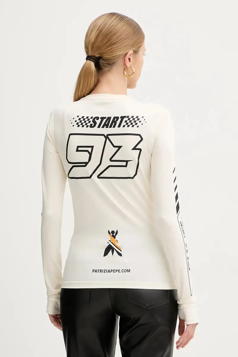 camicia a maniche lunghe colore beige 2M4517 J357 miniatura 3