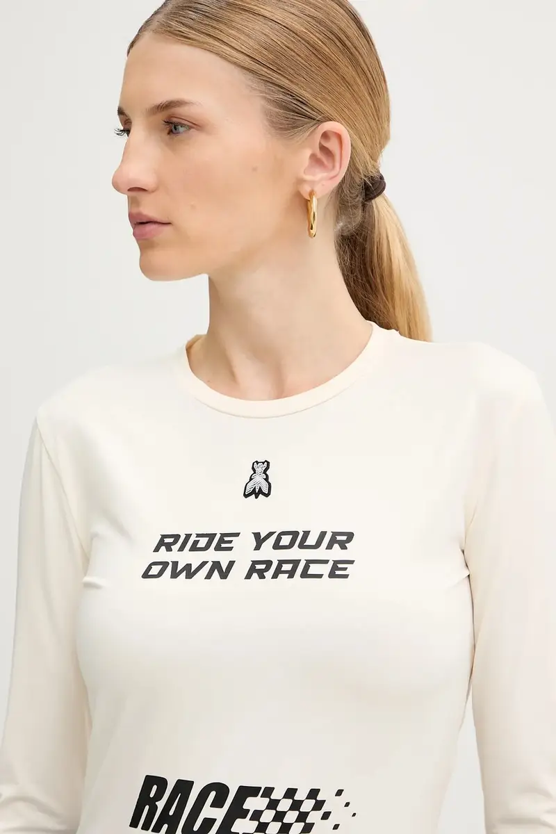 camicia a maniche lunghe colore beige 2M4517 J357 miniatura 4