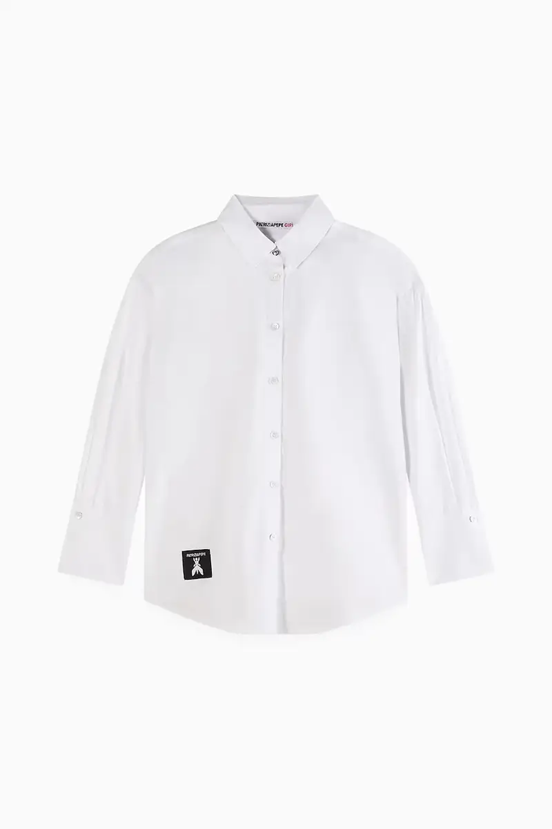 camicia di cotone per bambini A095 colore bianco 7C0249