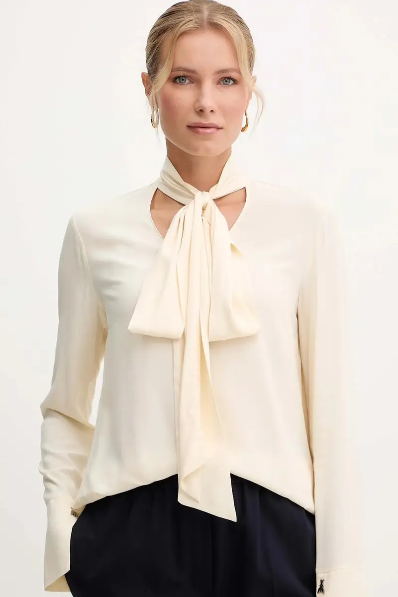 camicia donna colore beige 2C1648 A8I1 miniatura 4