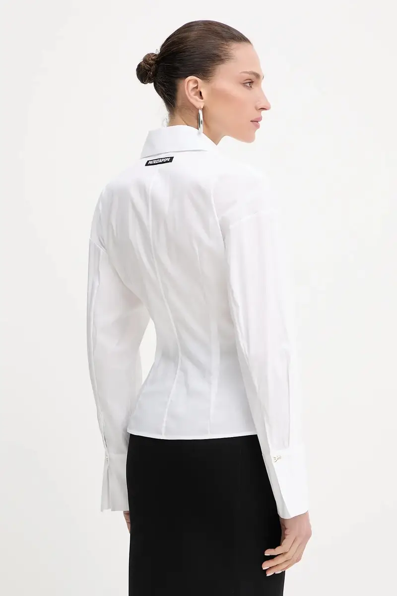 camicia donna colore bianco 8C0789 A043 miniatura 3