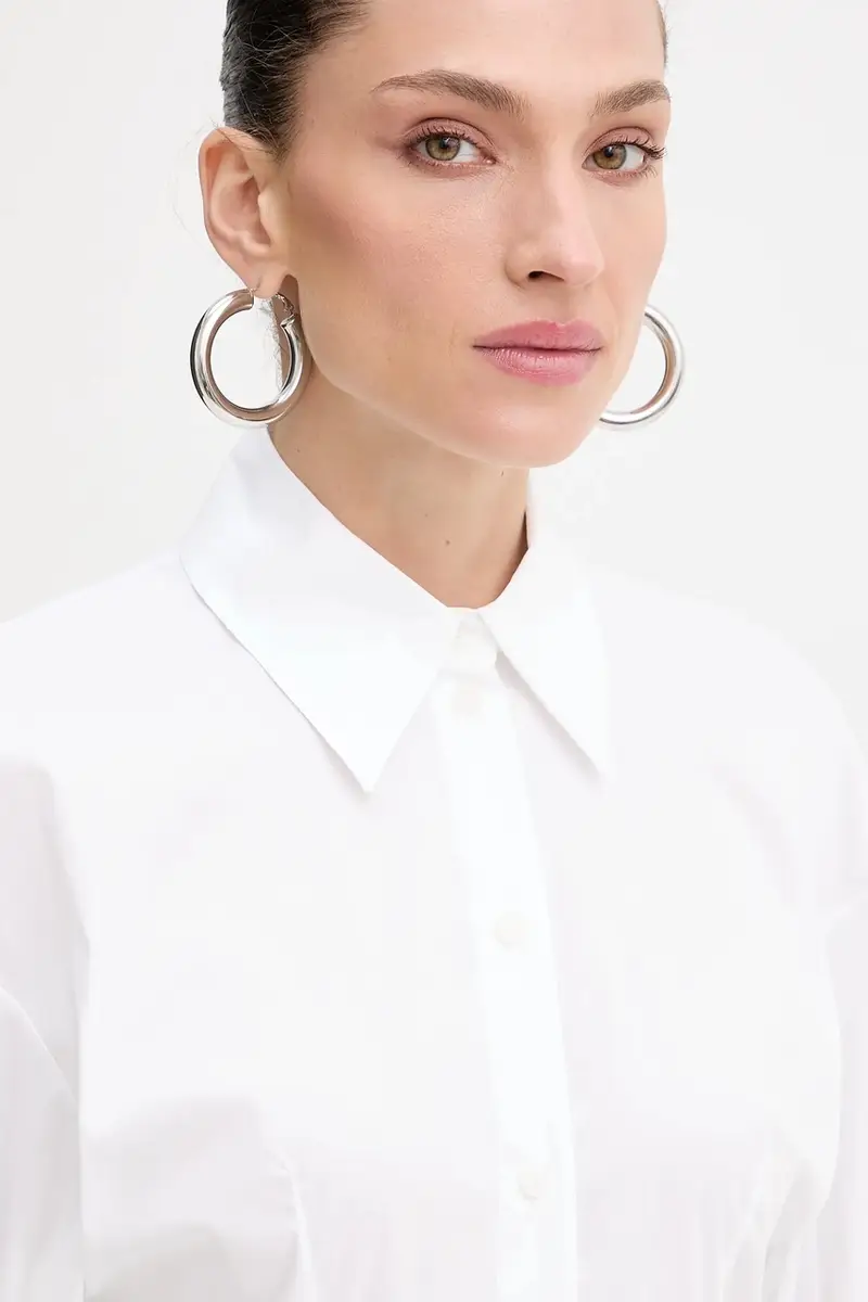 camicia donna colore bianco 8C0789 A043 miniatura 4