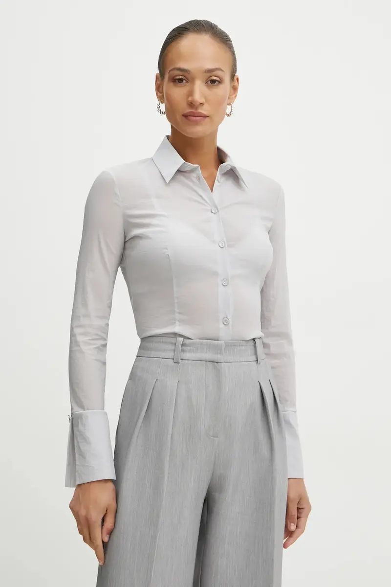camicia donna colore grigio 8C0769 A534