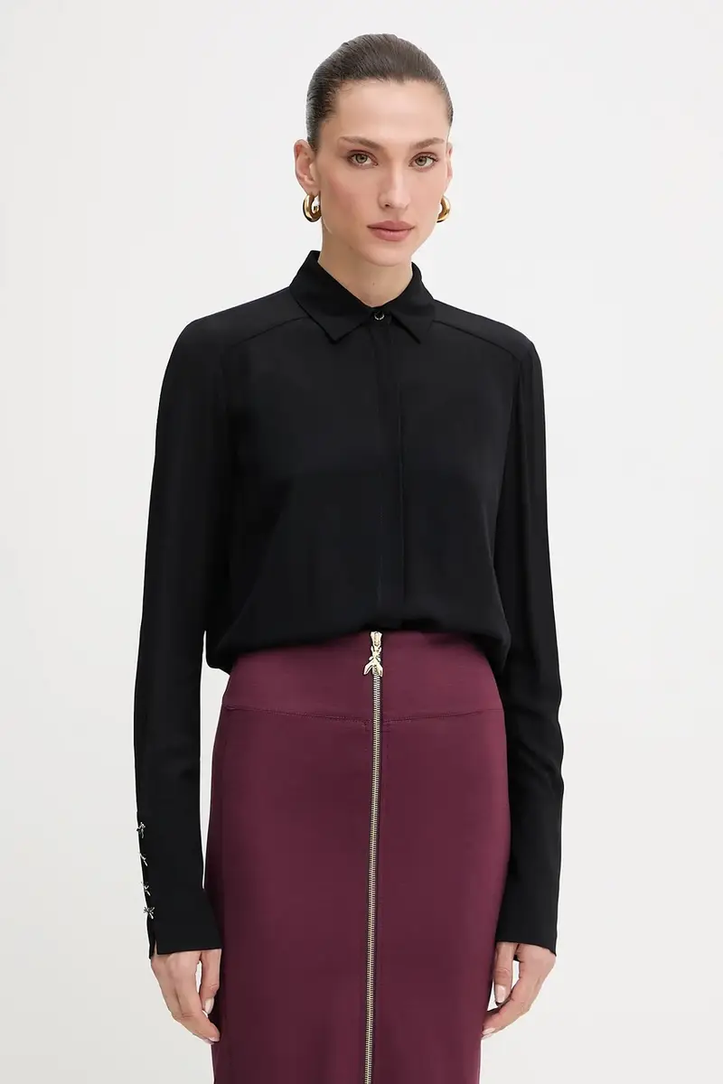 camicia donna colore nero 8C0761 A8I1 miniatura 4