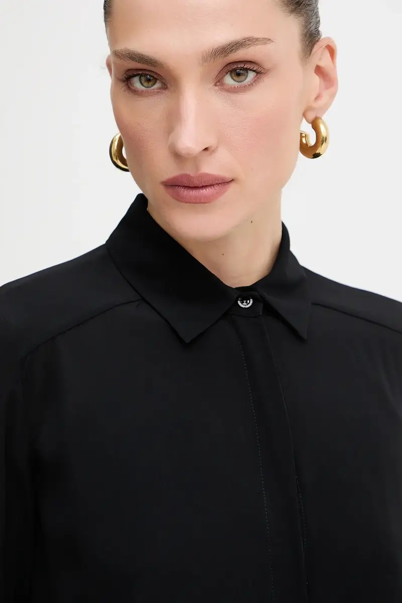camicia donna colore nero 8C0761 A8I1 miniatura 5