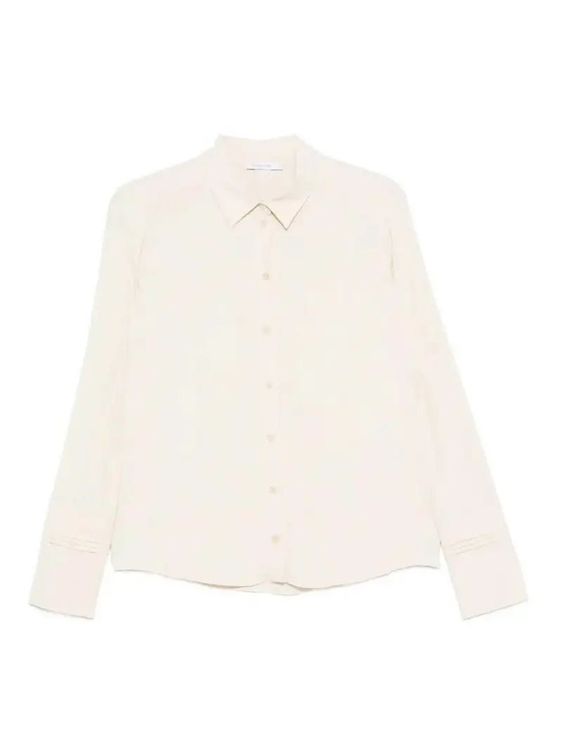 Camicia in morbida viscosa Bianco