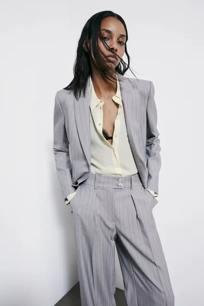 Camicia morbida in crepe di seta Giallo