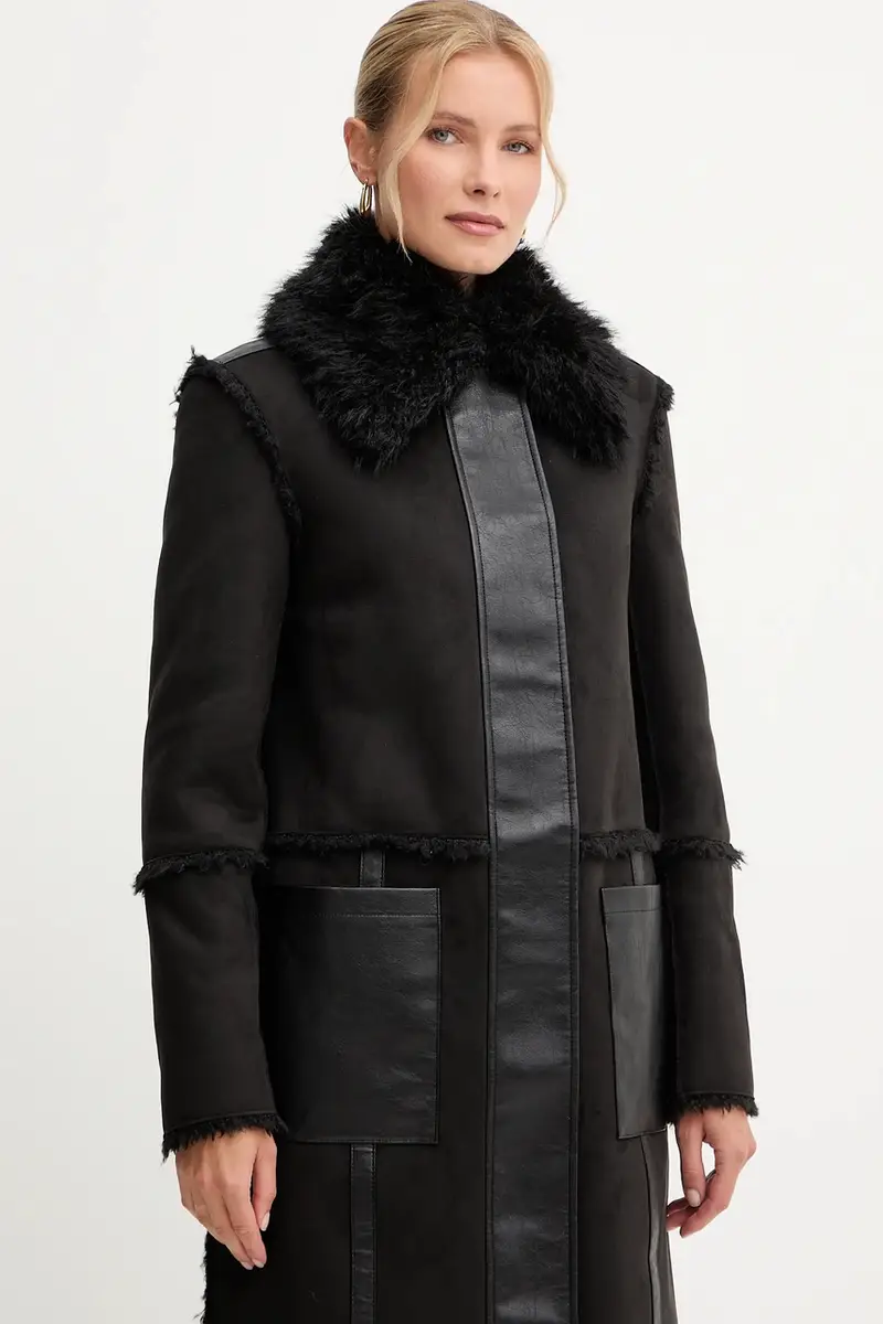 capotto bilaterale colore nero 2O0179 E075 miniatura 5