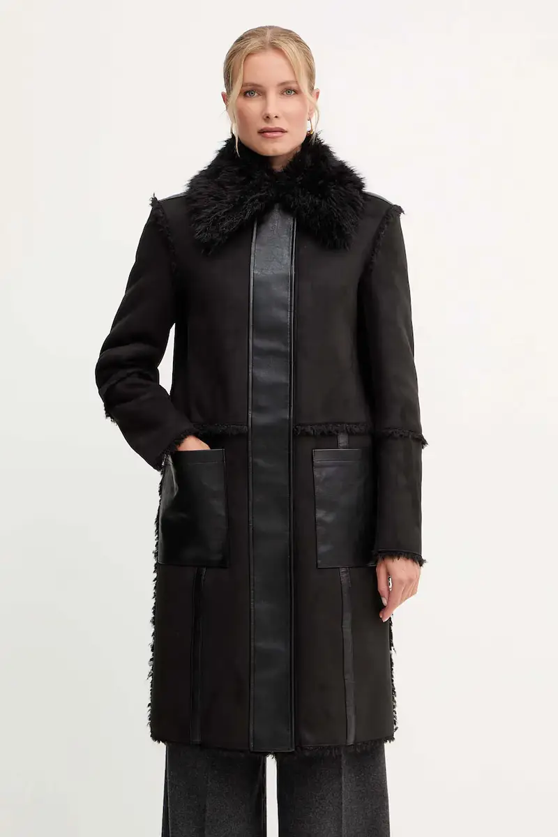 capotto bilaterale colore nero 2O0179 E075