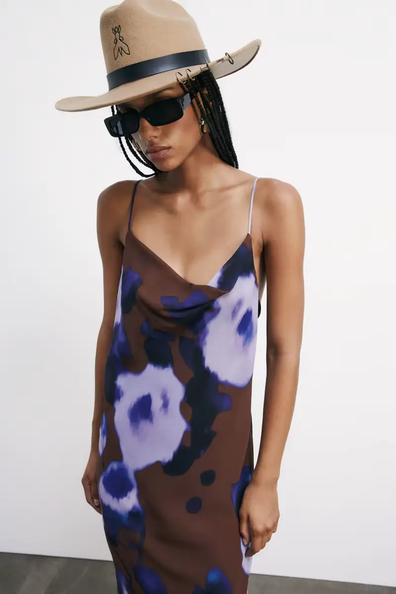 Cappello cowboy in feltro con piercing Beige