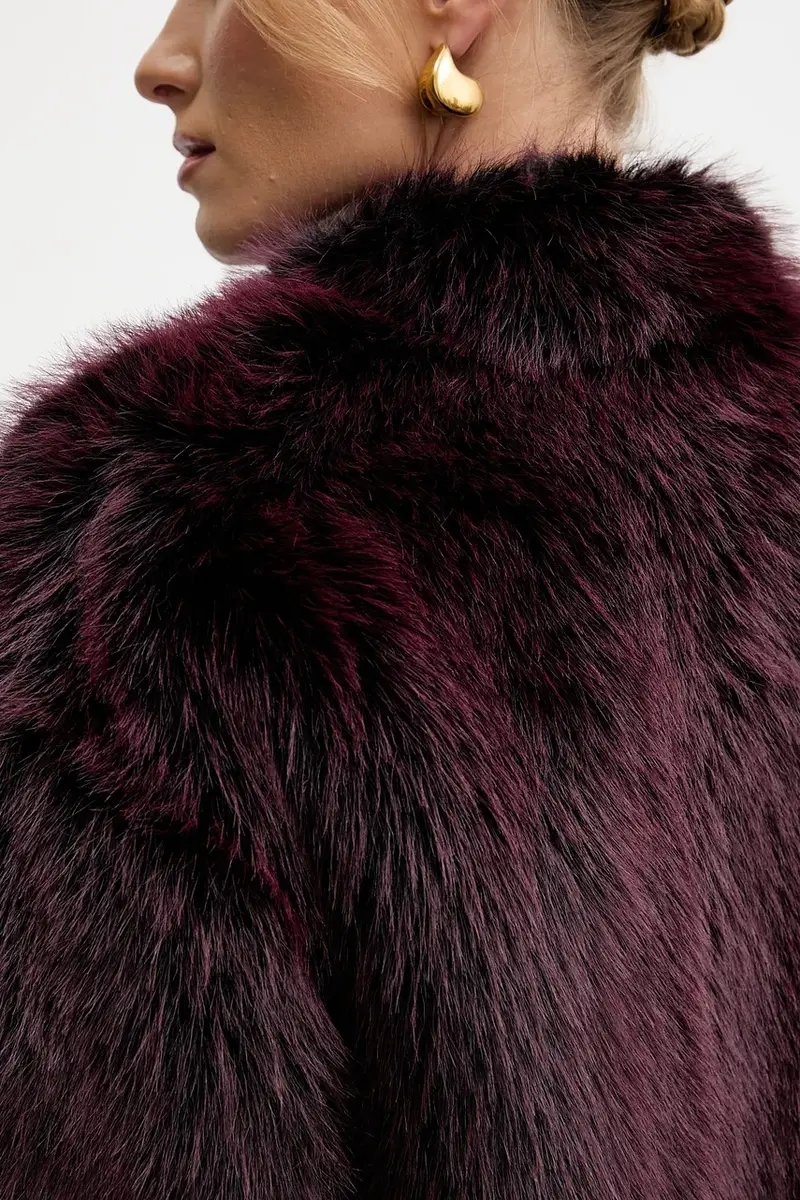 cappotto colore granata 8O0197 E072 miniatura 5