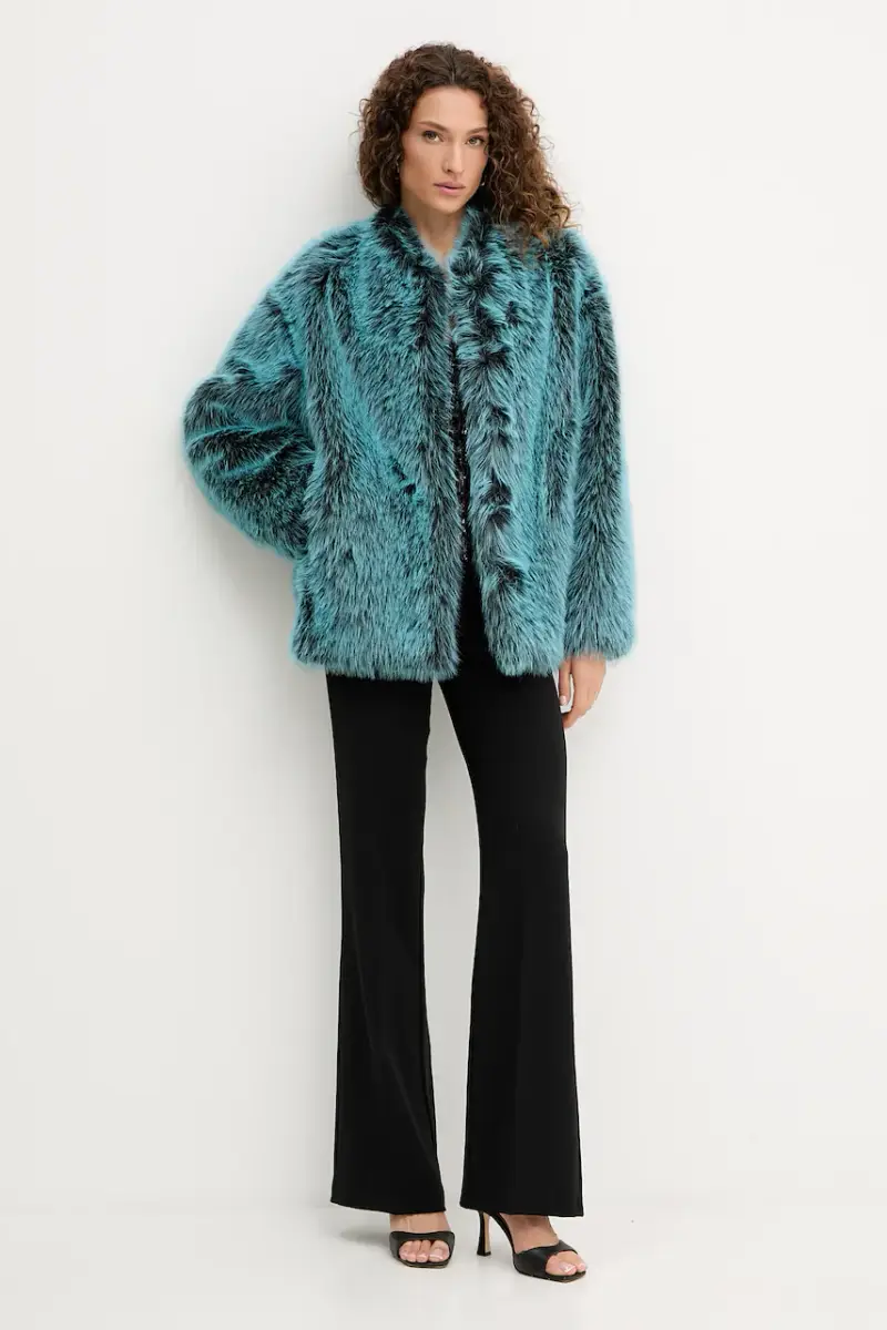 cappotto colore verde 8O0197 E072 Turchese miniatura 2