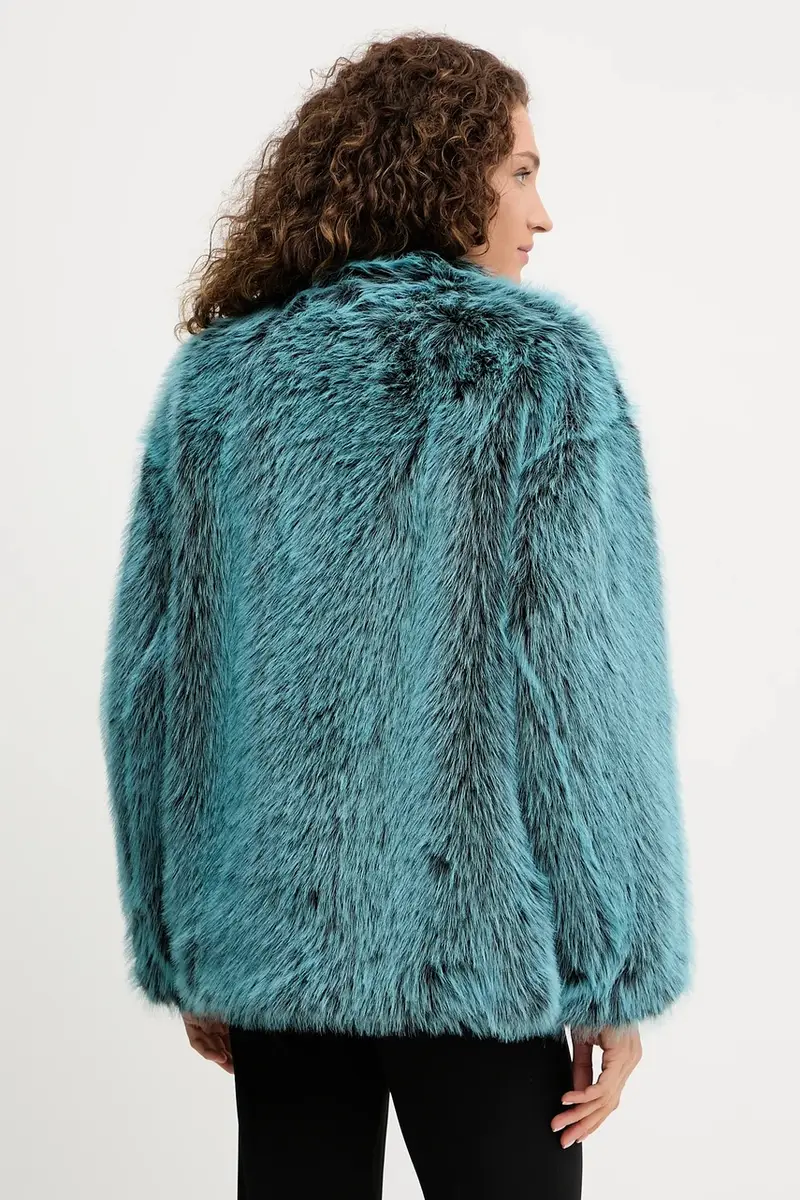 cappotto colore verde 8O0197 E072 Turchese miniatura 3