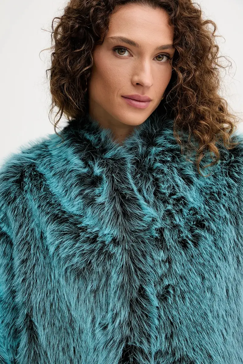 cappotto colore verde 8O0197 E072 Turchese miniatura 4