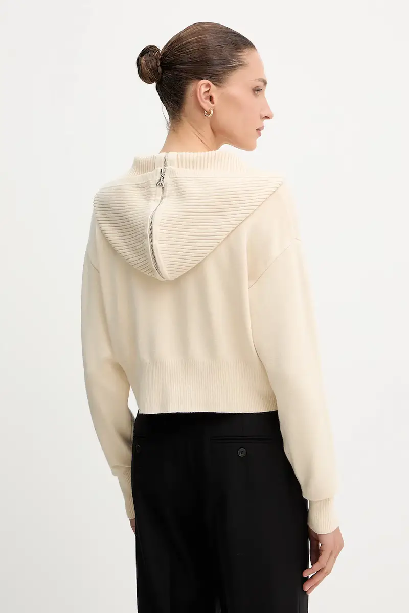 PATRIZIA PEPE Cardigan Donna Beige 3840245 miniatura 3