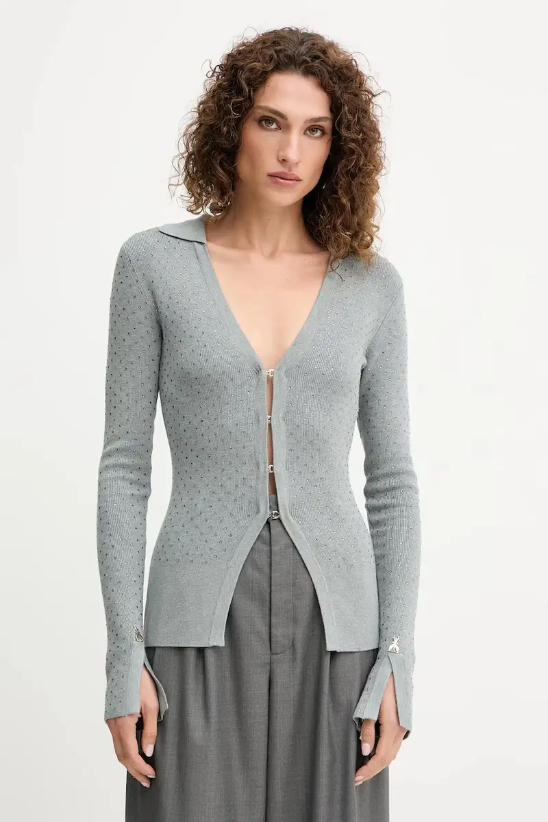 PATRIZIA PEPE Cardigan Donna Grigio 3841937