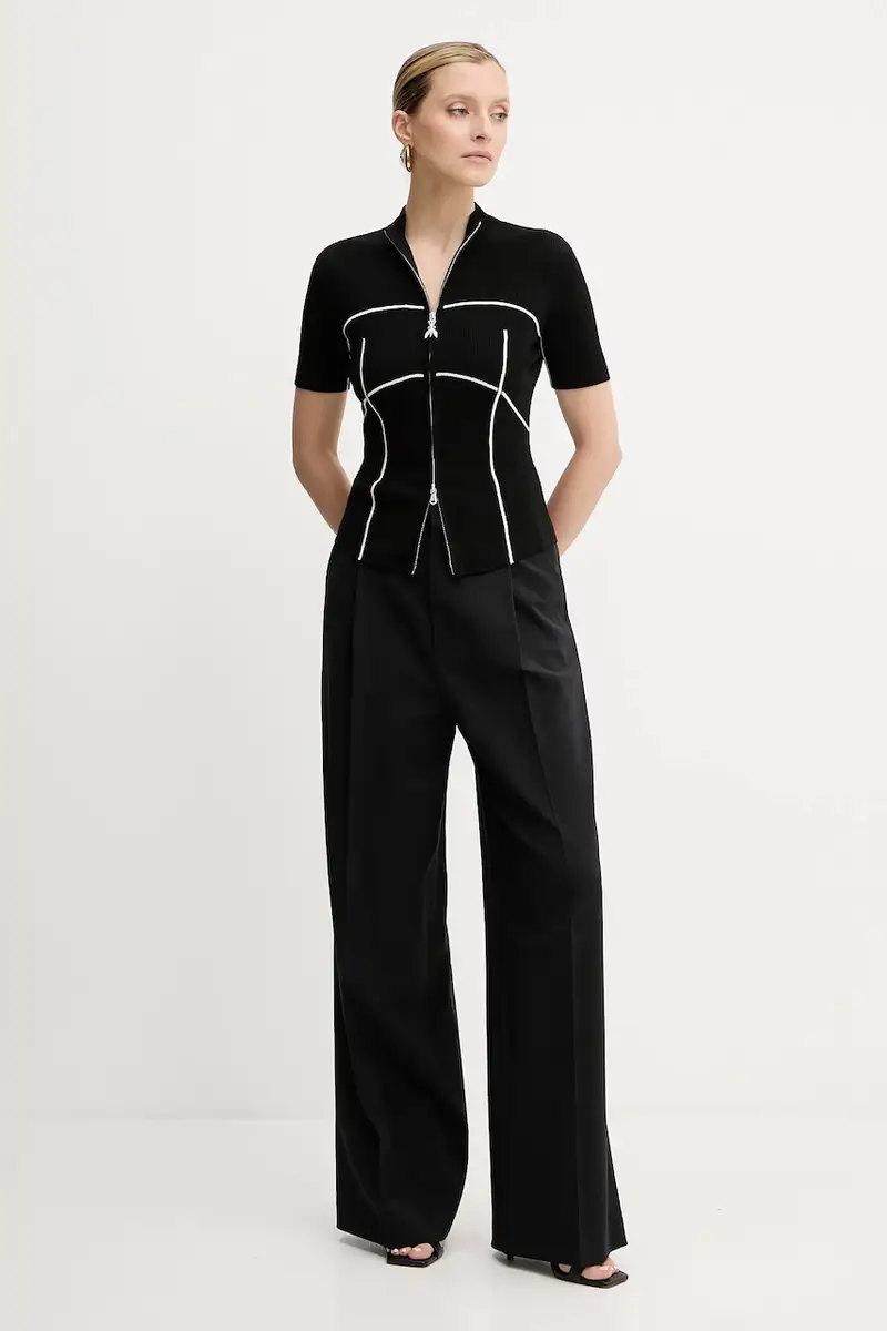 PATRIZIA PEPE Cardigan Donna Nero 3846146 miniatura 2