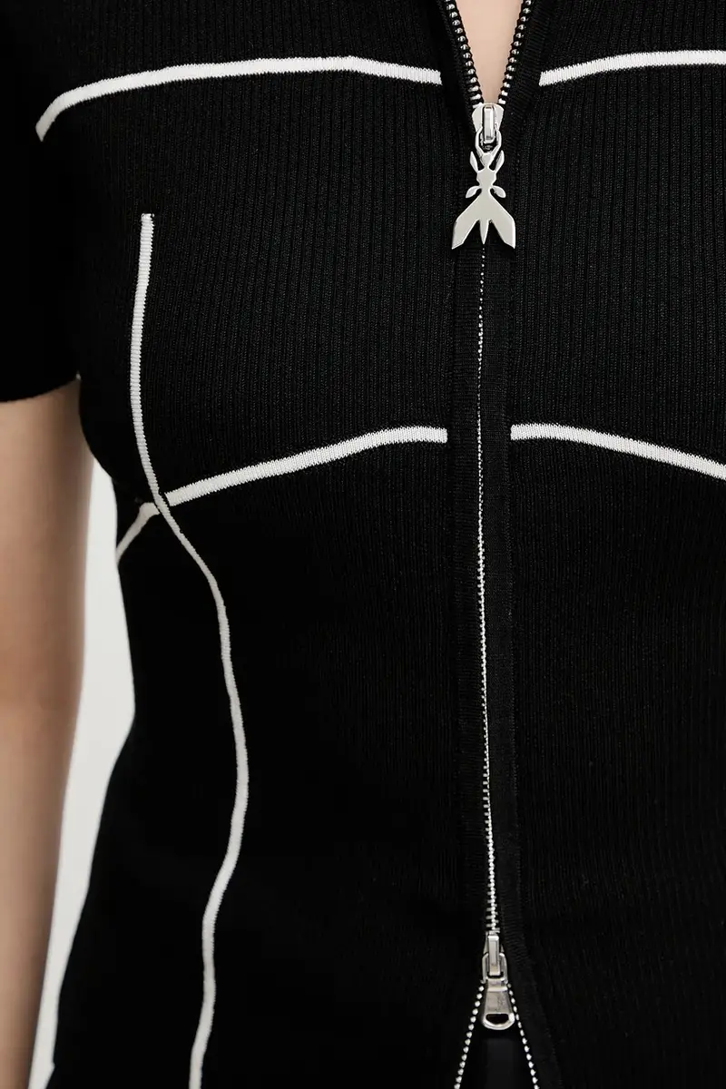 PATRIZIA PEPE Cardigan Donna Nero 3846146 miniatura 5