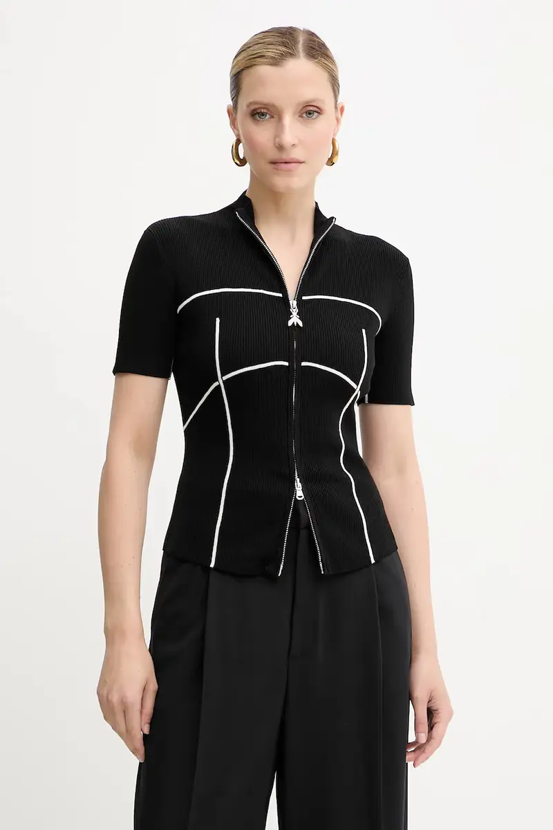 PATRIZIA PEPE Cardigan Donna Nero 3846146