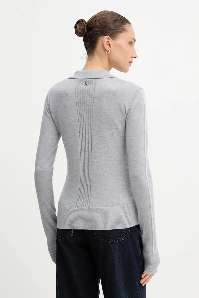 PATRIZIA PEPE Cardigan Donna Grigio 3842089 miniatura 3