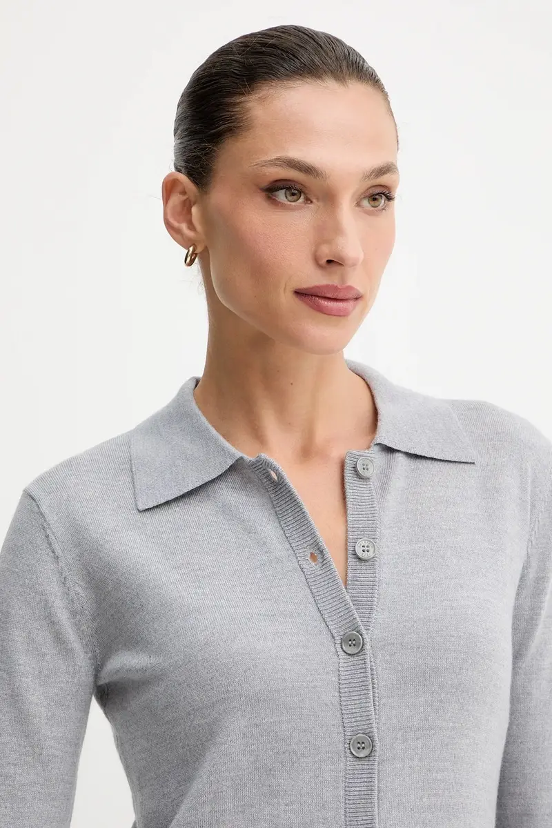 PATRIZIA PEPE Cardigan Donna Grigio 3842089 miniatura 4