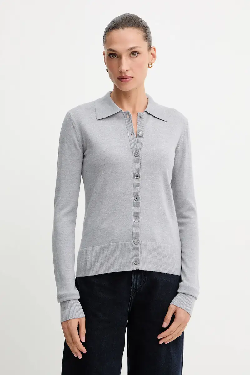 PATRIZIA PEPE Cardigan Donna Grigio 3842089