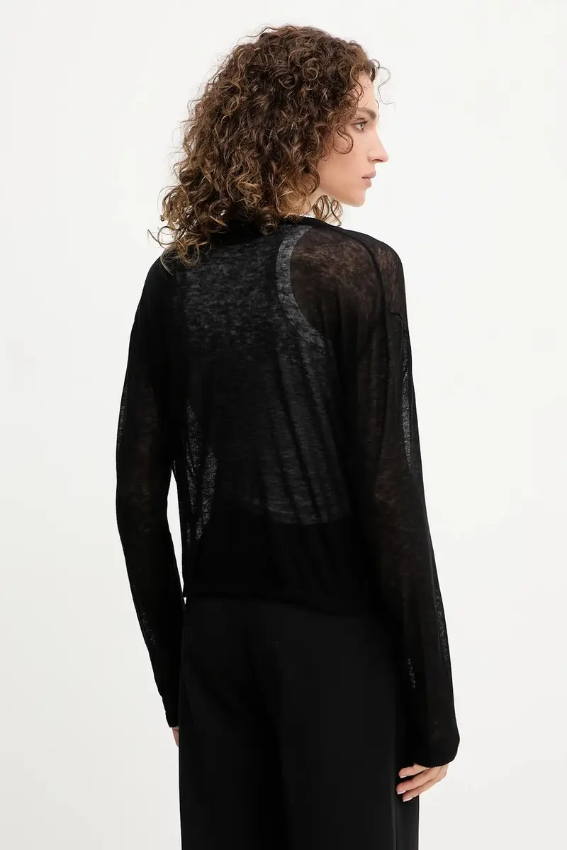 PATRIZIA PEPE Cardigan Donna Nero 3846088 miniatura 3