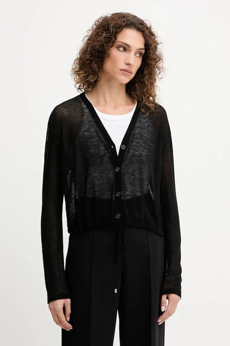 PATRIZIA PEPE Cardigan Donna Nero 3846088