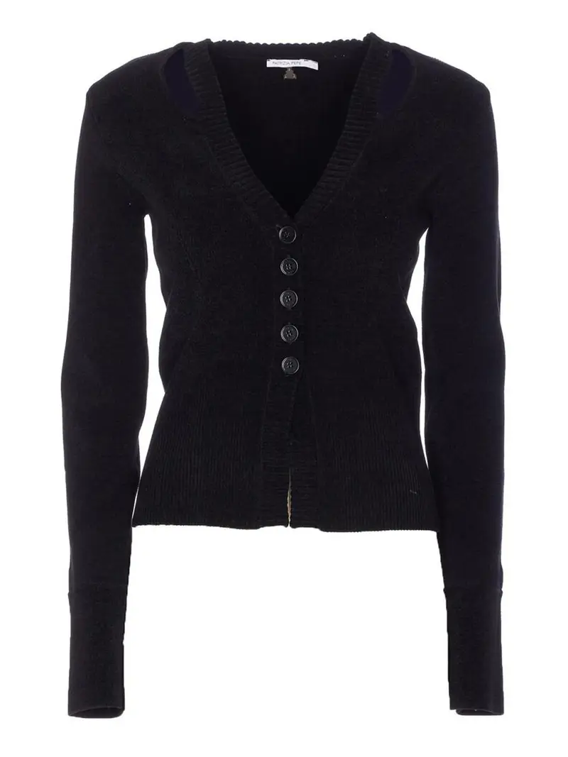PATRIZIA PEPE Cardigan Donna Nero 3220082