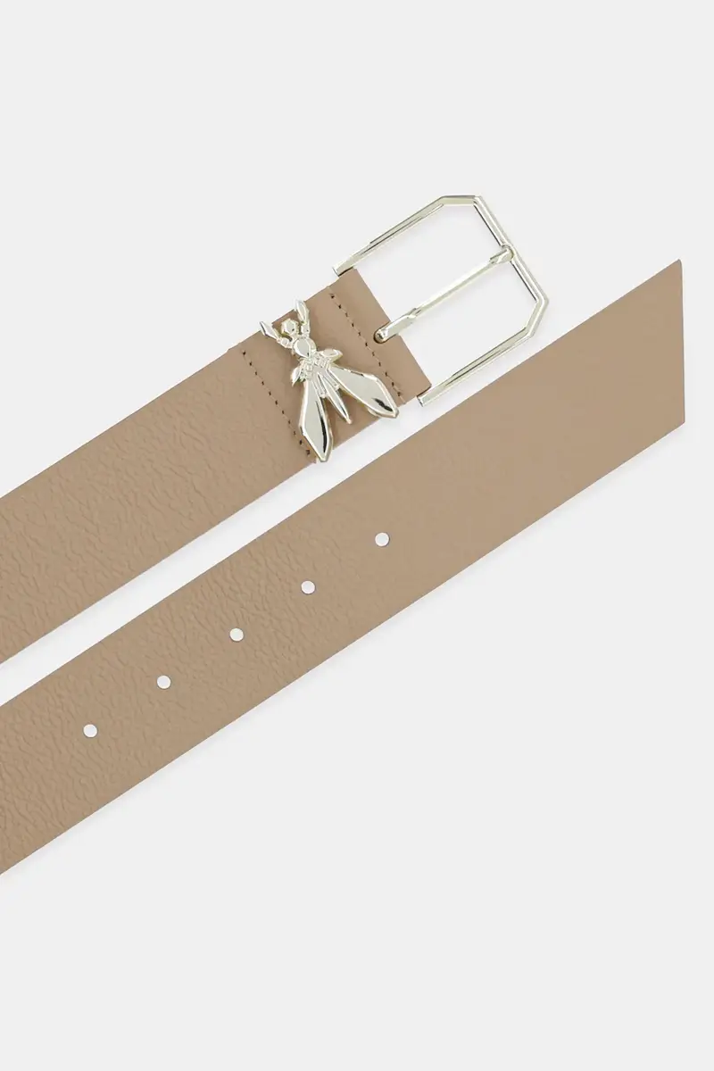 cintura in pelle donna colore beige 8W0044 L001 miniatura 2