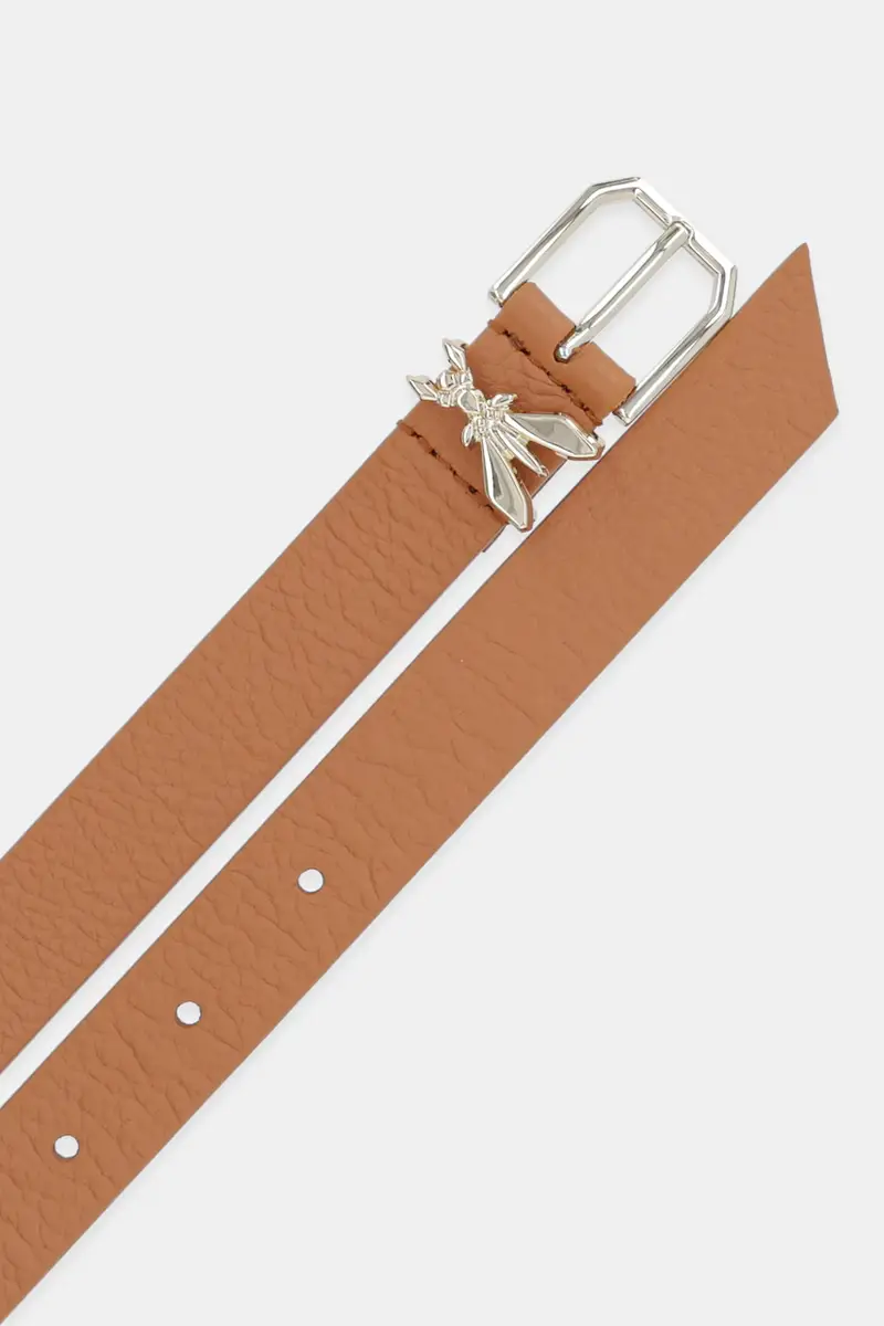 cintura in pelle donna colore beige 8W0045 L001 Marrone miniatura 2