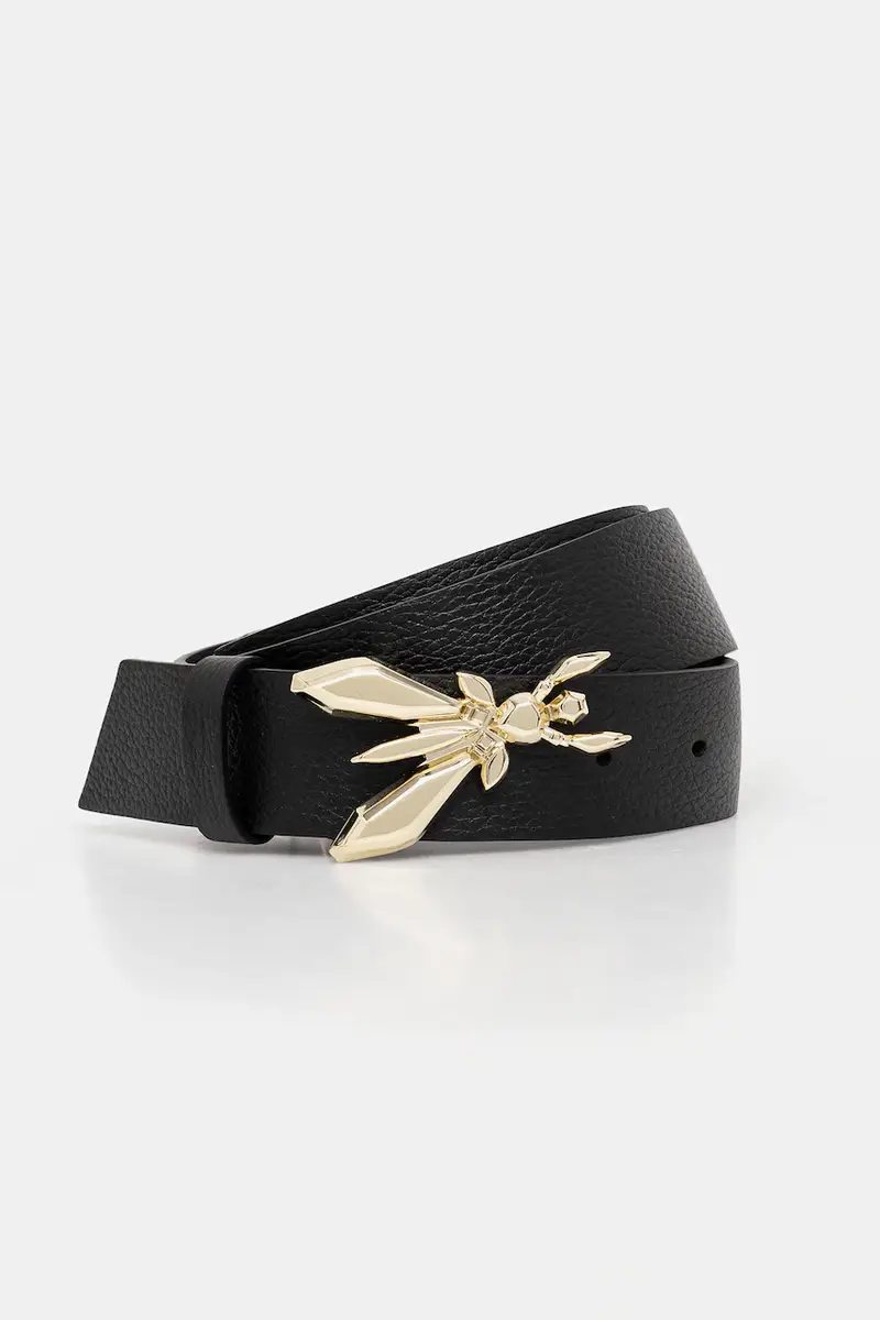 cintura in pelle donna colore beige CW0471 L001 Nero