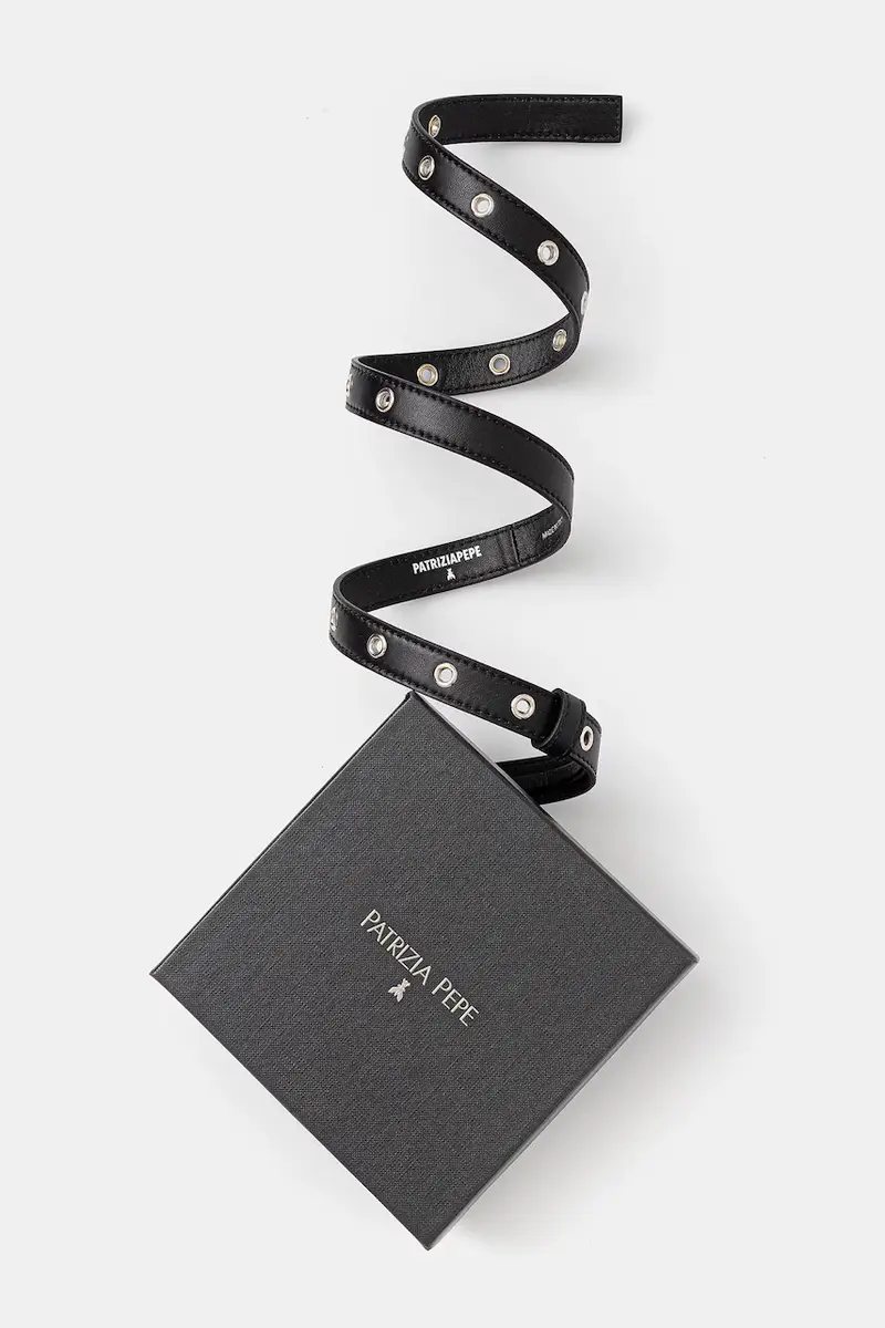 cintura in pelle donna colore nero 2W0016 L113 miniatura 3